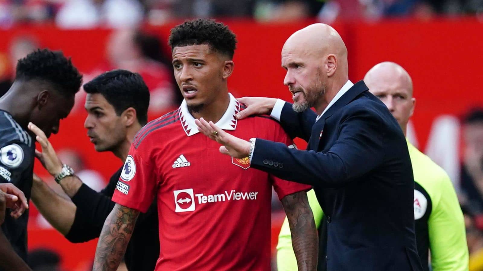Tensions Rise at Manchester United: The Sancho and Ten Hag Drama